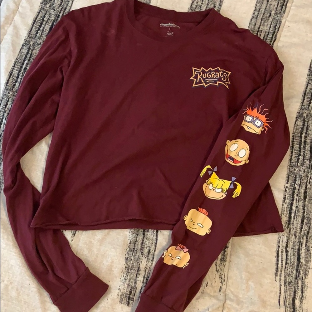 Rugrats Long Sleeve Crop Top